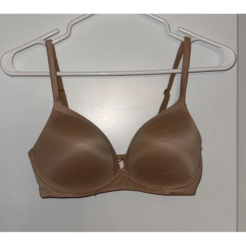 Victorias Secret Body By Victoria Wireless Tan Size 32 D - Picture 1 of 9